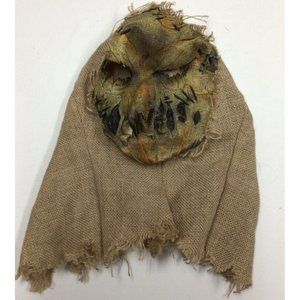 Costumes USA Scary Creepy Burlap Scarecrow Boys Halloween Mask Child Size M